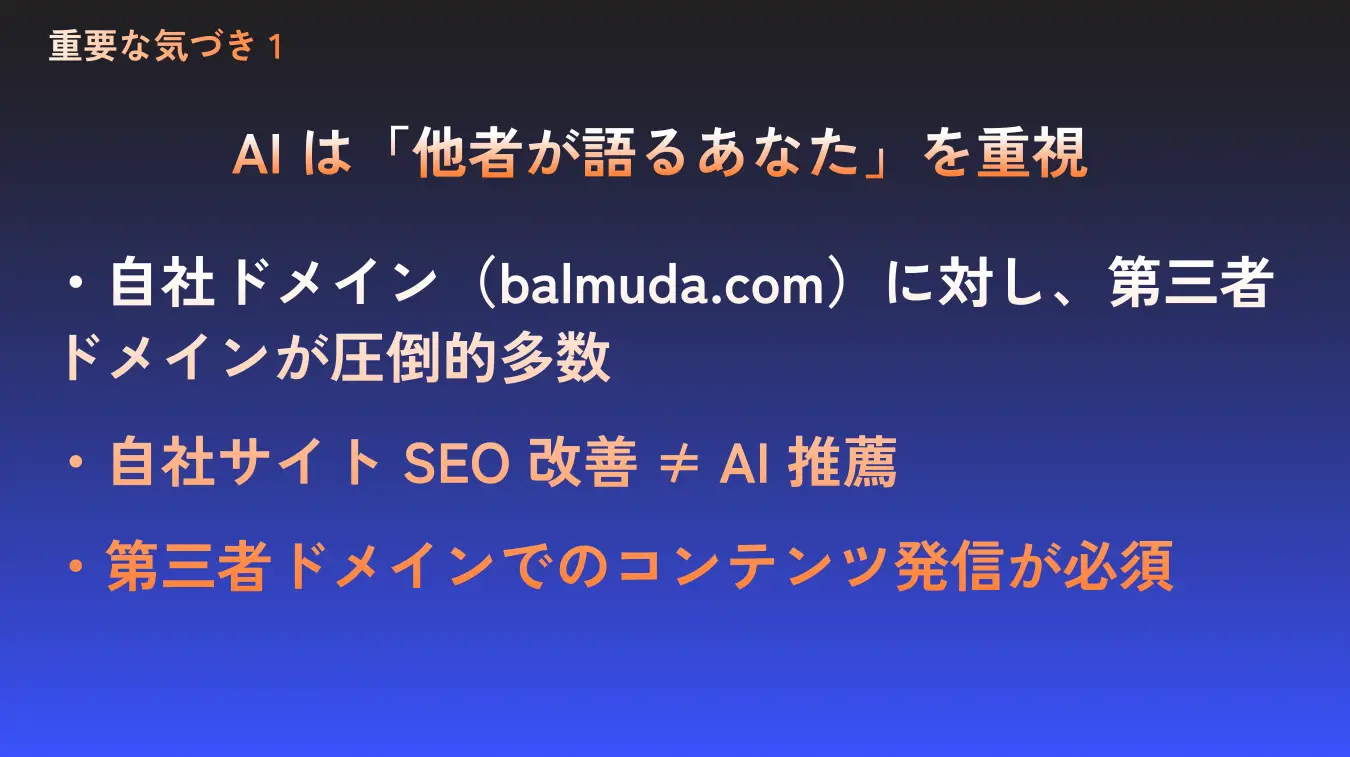 「AIの目」で自社ブランドはどう見えているか