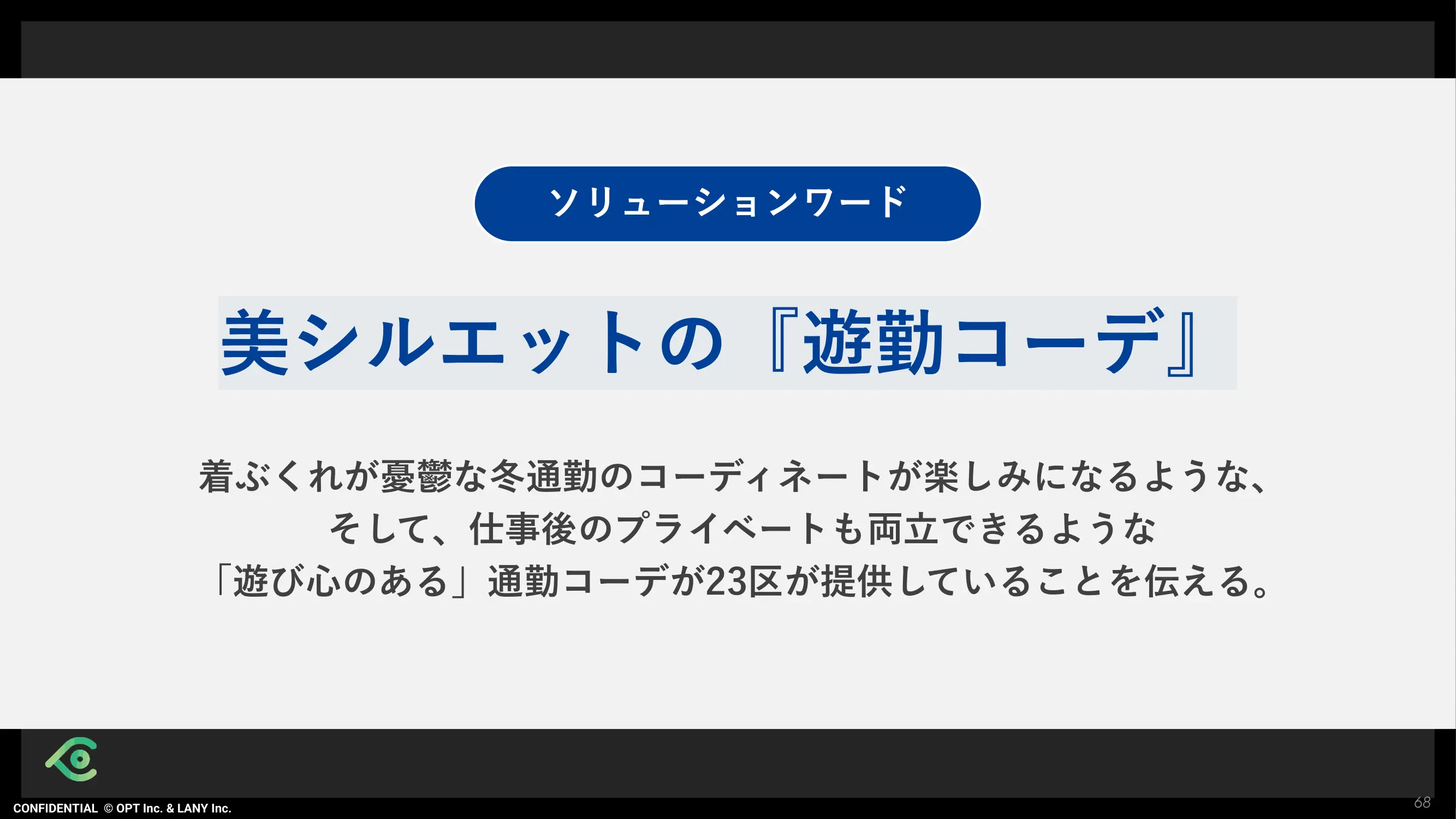 美シルエットの遊勤コーデ