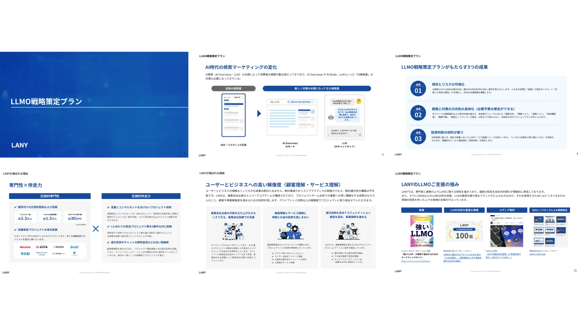 LLMO戦略策定プラン サービス概要資料