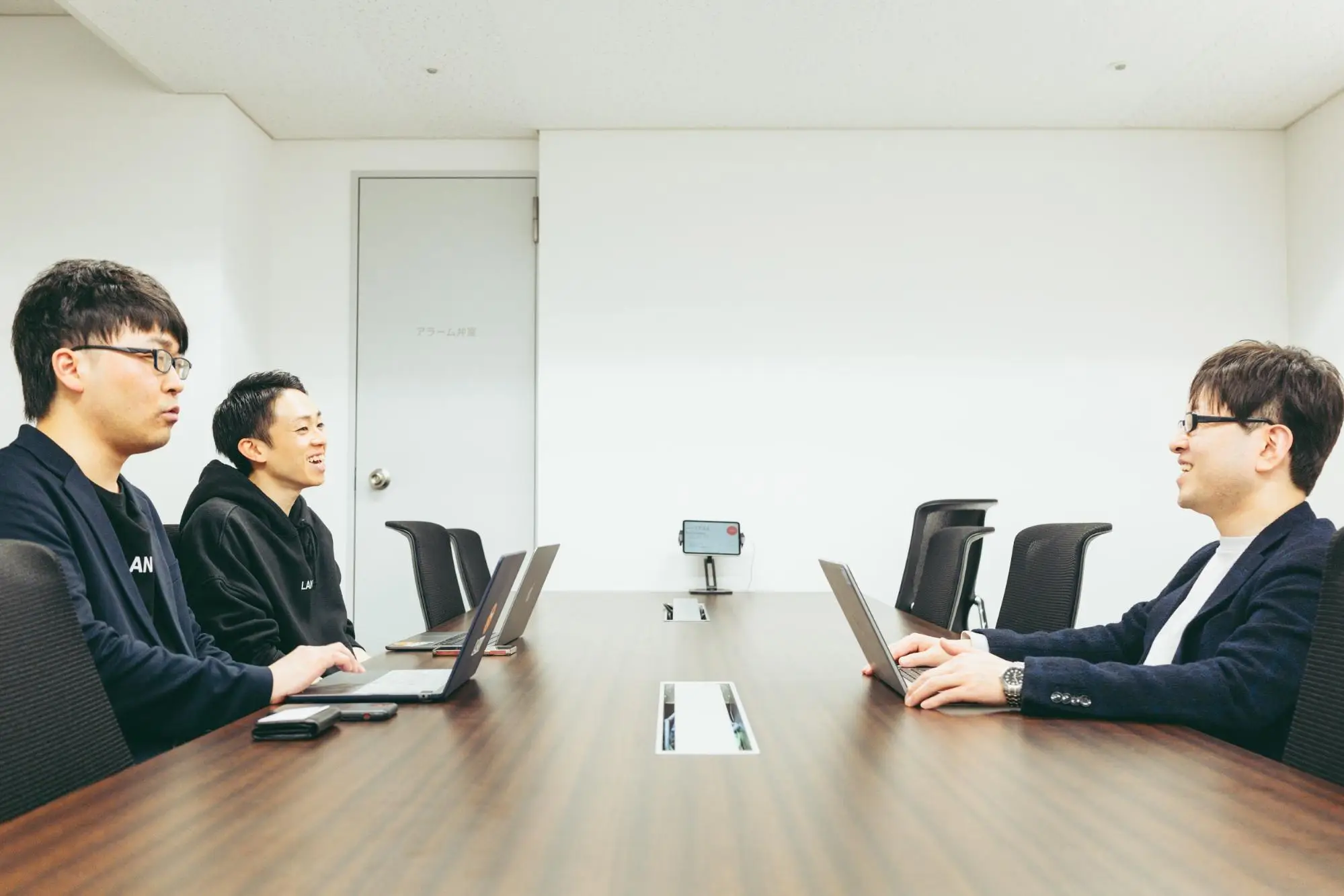 株式会社ウェブクルー　輿様とLANY担当玉置、浅井