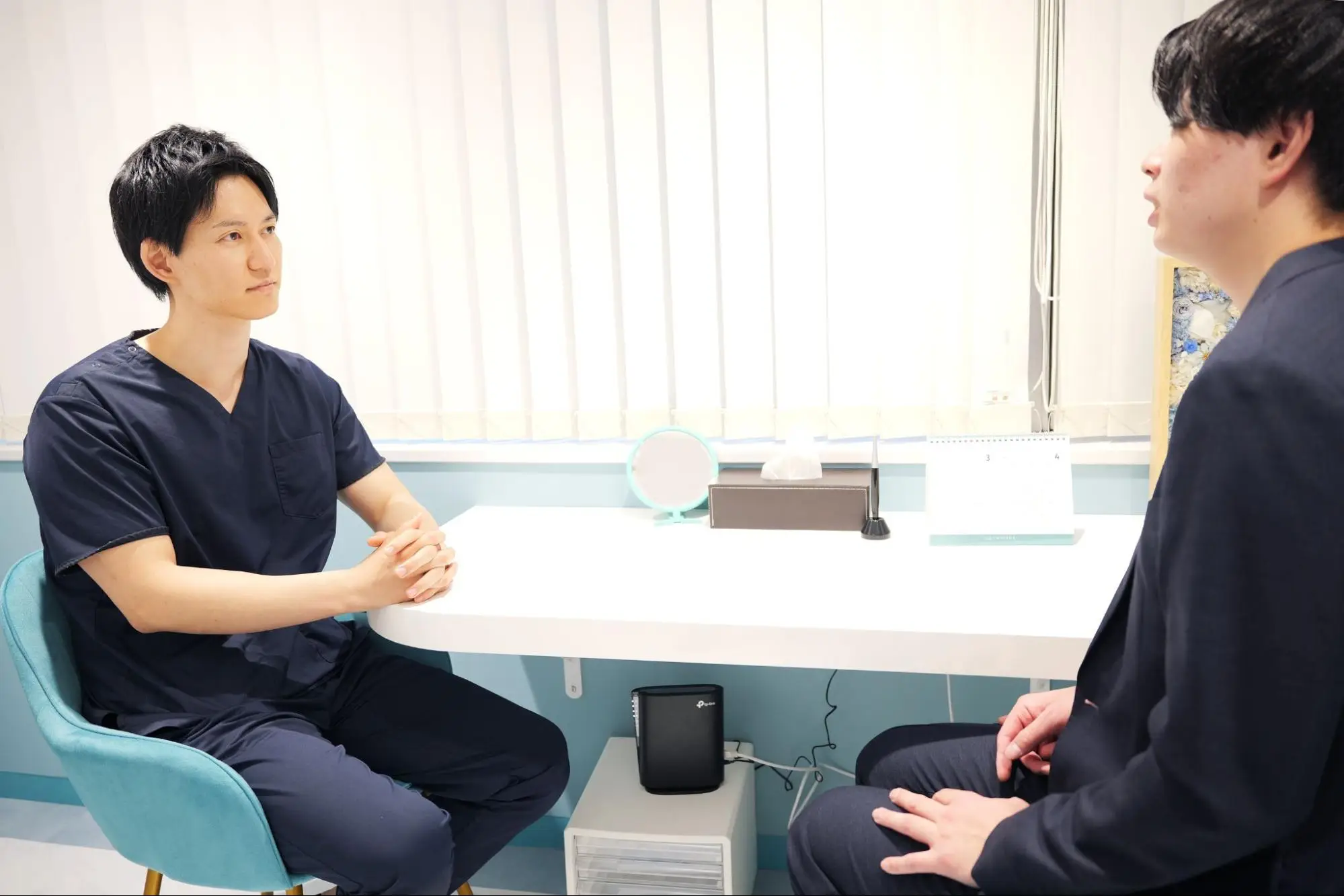 ▲Purelys TOKYO CLINIC 三浦院長とLANY 尾藤