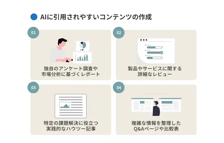 AIに引用されやすいコンテンツの作成